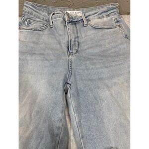 Judy Blue Straight Fit High Rise Light Wash Jeans JB88576 LT-CO Size 11/30